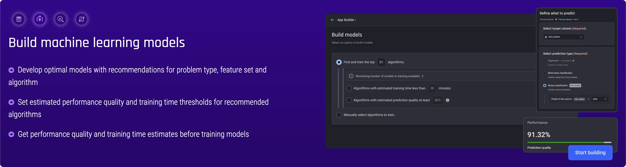 Build Machine Learning Models