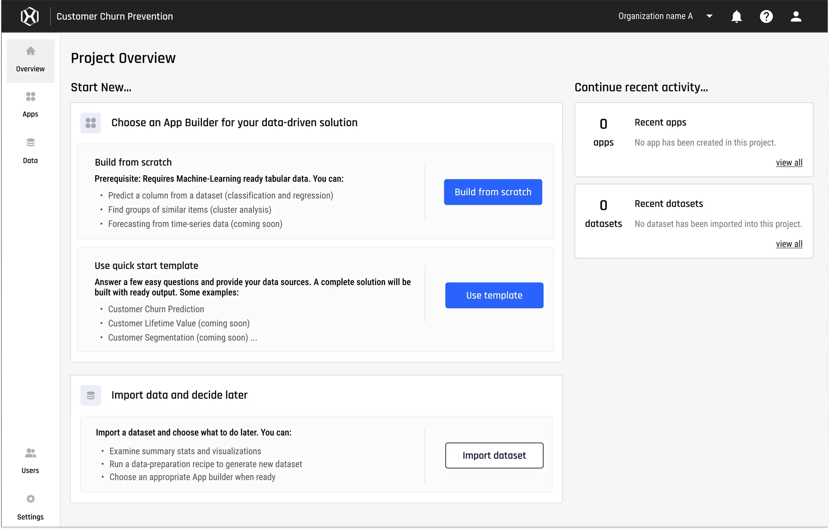 Project Overview — Wireframe